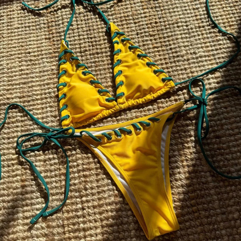 Finely Styled Bathing Suit with a Classic Vintage Look