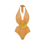 Beautifully Finished Bathing Suit in a Timeless Design