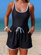 Finely Styled Swimsuit with a Classic Vintage Look