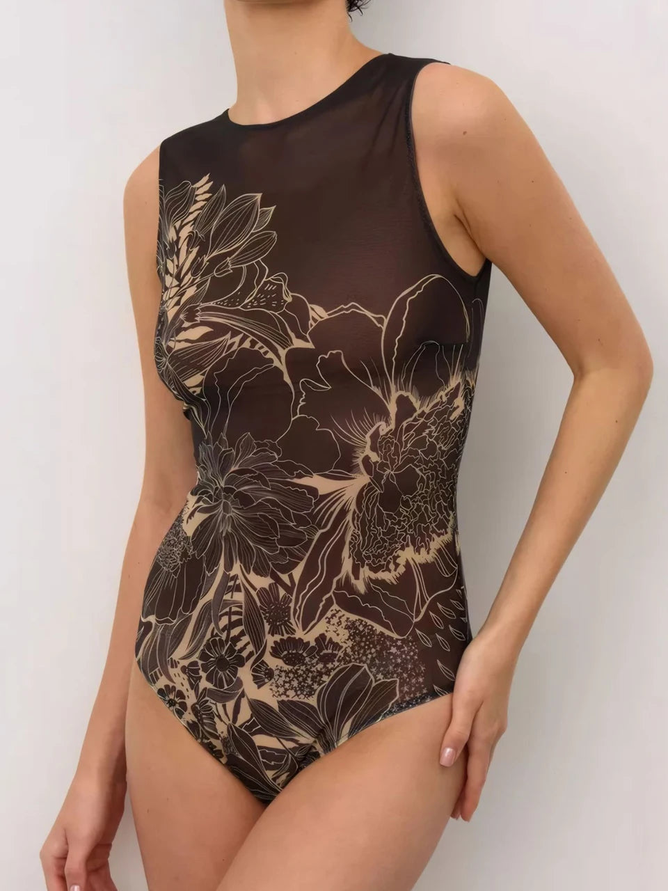 Classic Vintage Swimsuit with a Flattering Fit