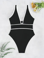 Subtly Elegant Swimsuit with a Refined Vintage Look