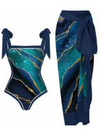 Subtly Elegant Swimsuit with a Refined Vintage Look