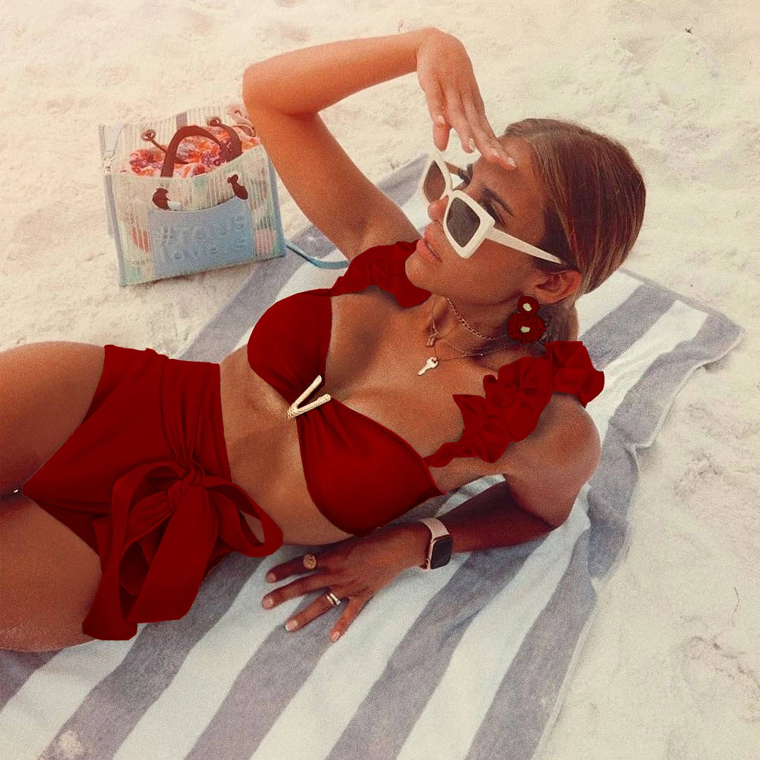 Vintage Inspired Bathing Suit with a Contemporary Edge