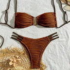 Subtly Elegant Bathing Suit with a Refined Vintage Look