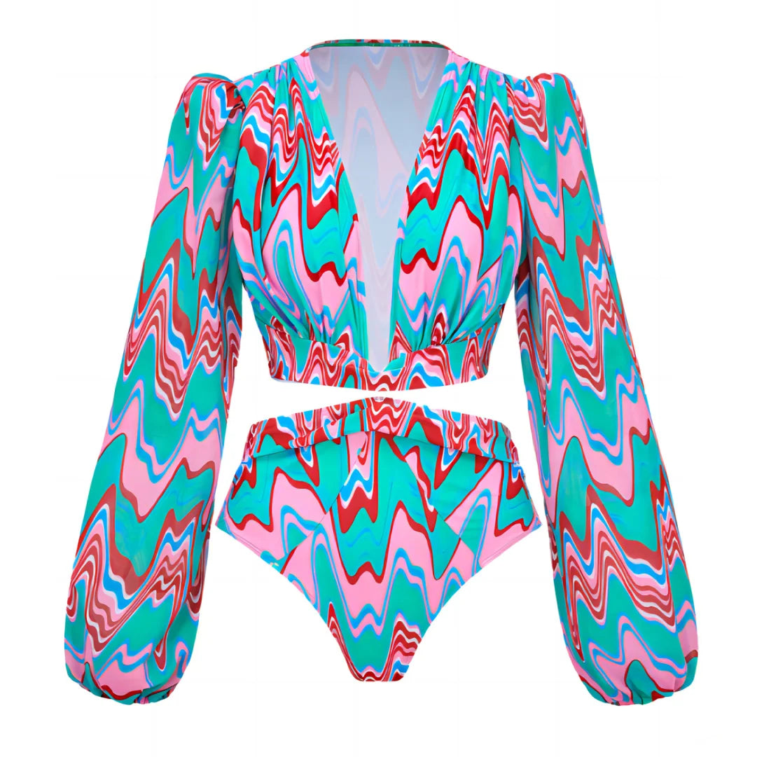 Finely Styled Bathing Suit with a Classic Vintage Look