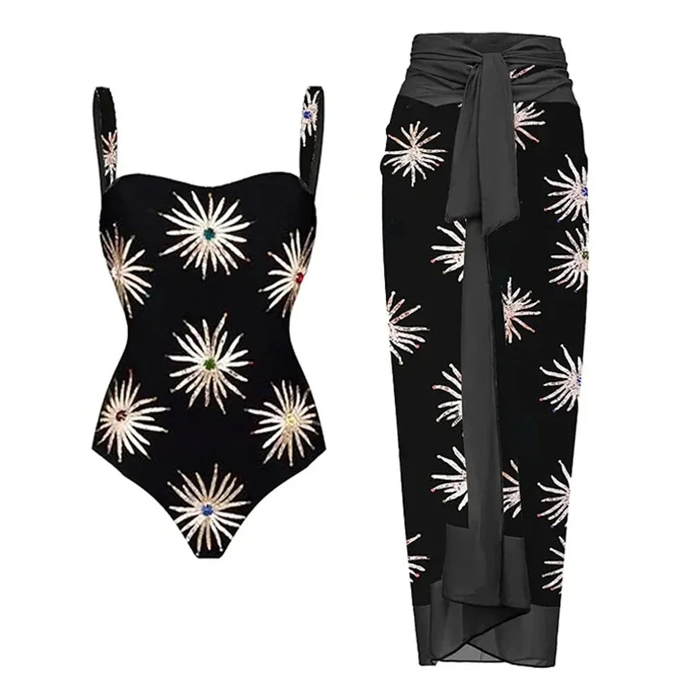 Finely Styled Bathing Suit with a Classic Vintage Look