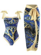 Subtly Elegant Swimsuit with a Refined Vintage Look