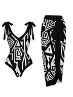 Subtly Elegant Bathing Suit with a Refined Vintage Look