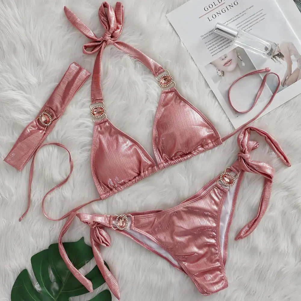 Subtly Elegant Bathing Suit with a Refined Vintage Look
