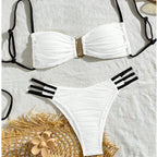 Subtly Elegant Bathing Suit with a Refined Vintage Look