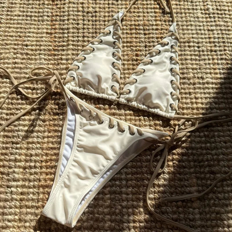 Finely Styled Bathing Suit with a Classic Vintage Look