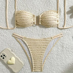 Subtly Elegant Bathing Suit with a Refined Vintage Look