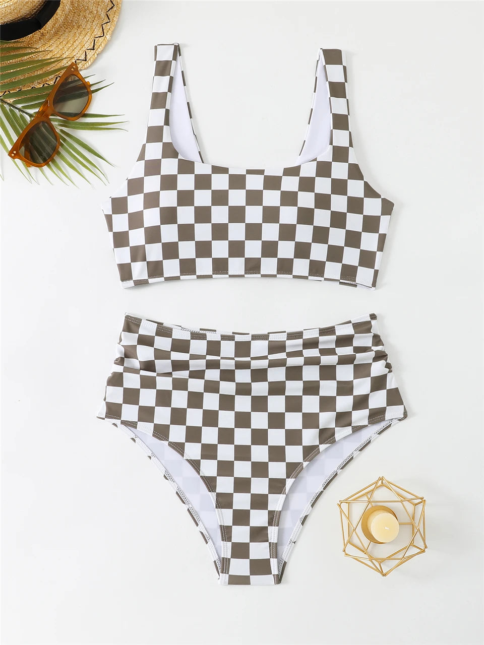 Finely Styled Bathing Suit with a Classic Vintage Look