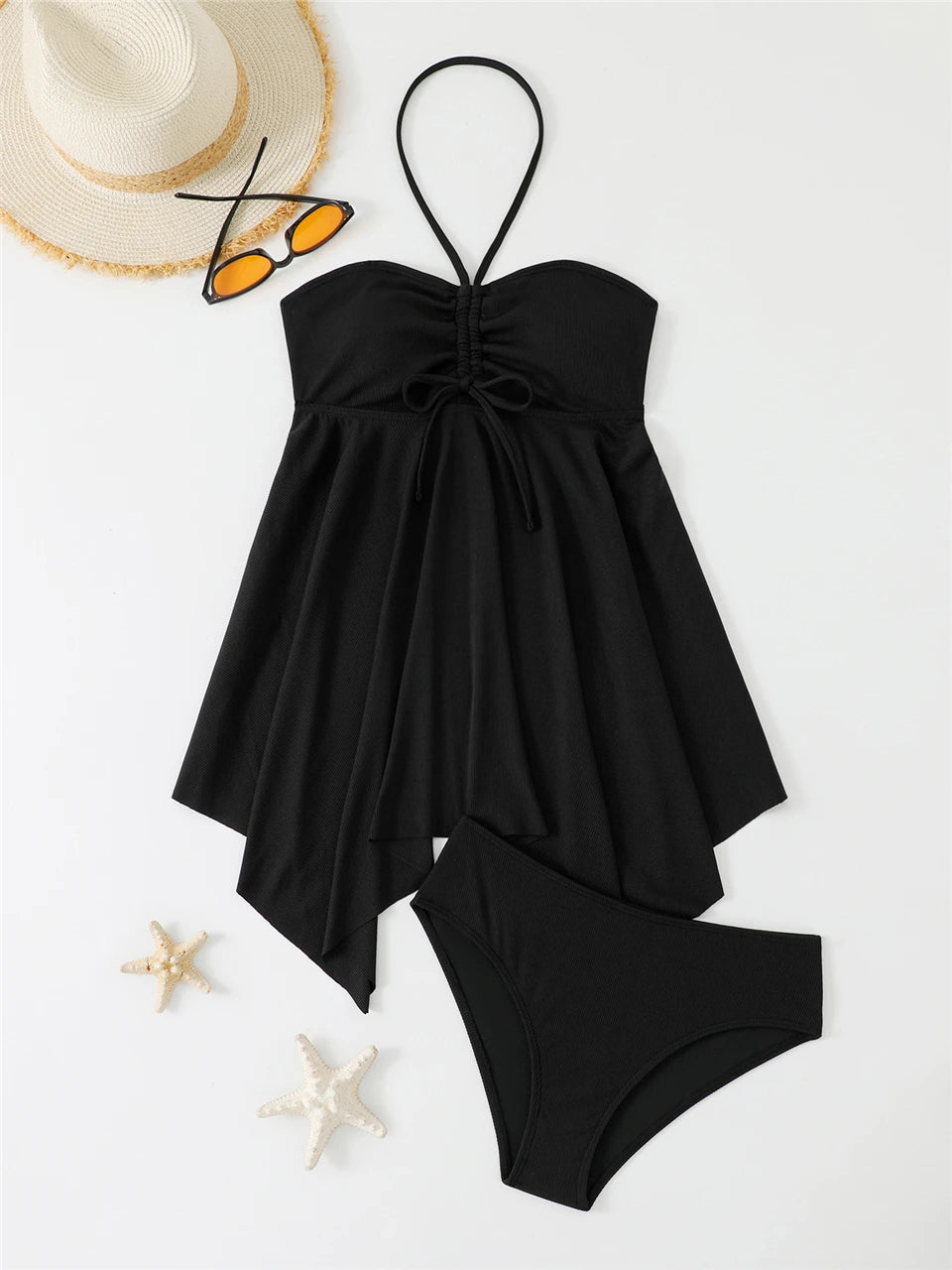 Subtly Elegant Swimsuit with a Refined Vintage Look