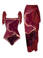 Casually Elegant Swimsuit with a Refined Edge