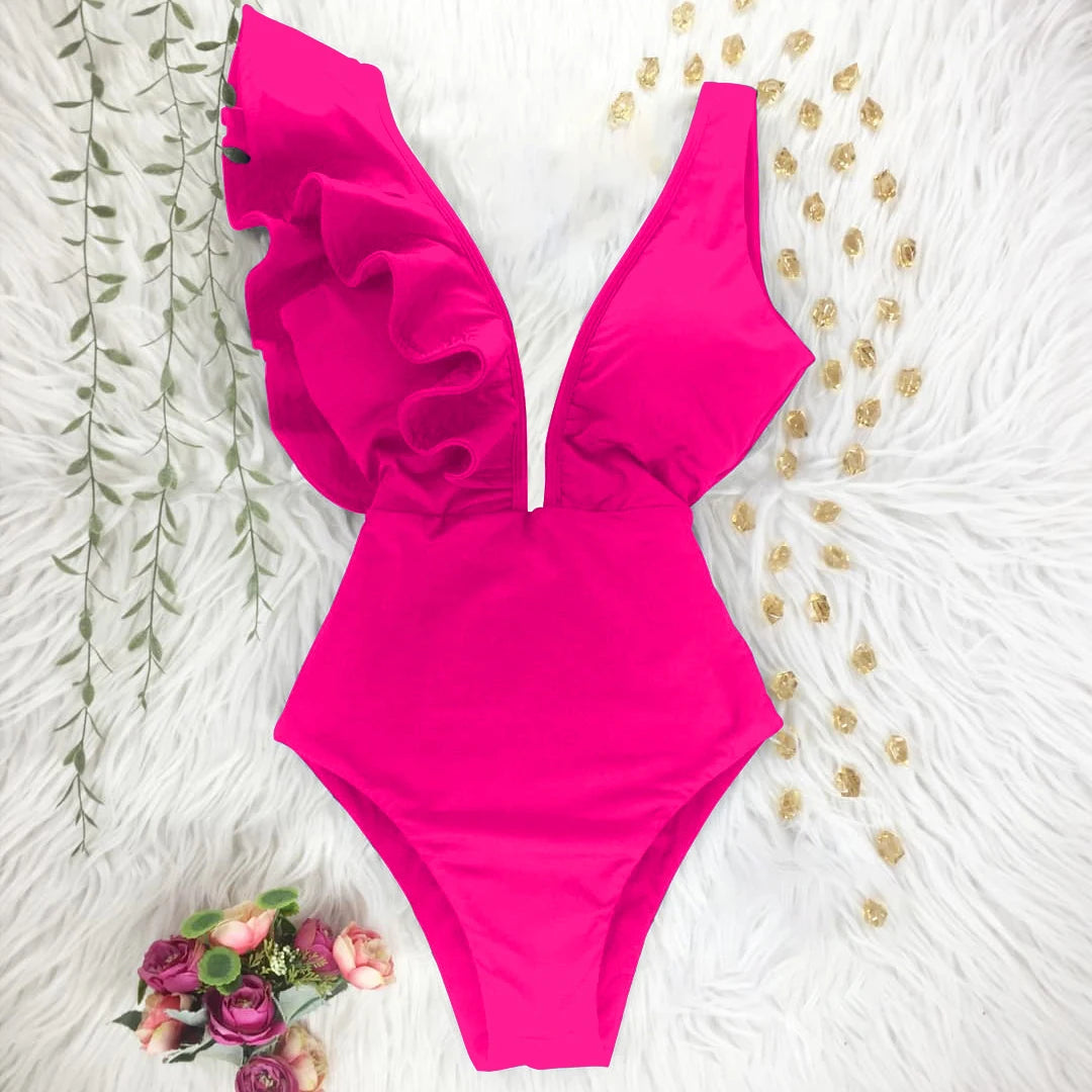 Finely Styled Bathing Suit with a Classic Vintage Look