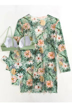 Juana® | Tropical Print Wrap Underwire Bikini With Cover-up