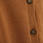 Cashmere Button Vest with Collar