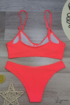 Ema® | Push-up Bikini With Top and Delta Wing Thong