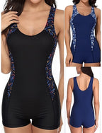 Rash Guard Bathing Suit Swimsuits Color-blocking Uv Protection Elastic Sleeveless Swimwear Surfing Beach Vacation Summer