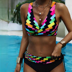Lidia® | Colorful Bikini With Side Ties
