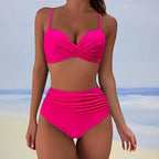 Leila® | High Waist Bikini With Twist Top