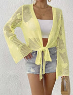 Swimwear Cover Up Rash Guard Swimsuit Cut Out Vacation Beach Wear Color Long Sleeve Bathing Suits