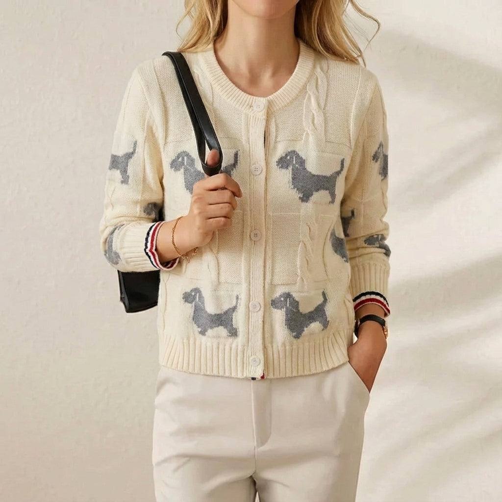 Beige White
