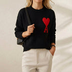 Black [a36 jacquard round neck cotton yarn style]