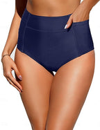 Stretchy Boxer Shorts Swimsuit Stretchy Boxer Shorts Briefs High Waist Vacation Beach Wear Color Sleeveless Bathing Suits
