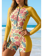 Medium Rash Guard Bathing Suit Swim Shirt Zip Up Removable Pad Front Zip Uv Sun Protection Upf50+ Ultra Light (ul) Long Sleeve Swimwear Sun Shirt Surfing Beach Water Sports Summer