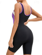 Rash Guard Full Body Swimwear Dive Skin Suit Patchwork Upf50+ Quick Dry High Elasticity Sleeveless Swimwear Surfing Diving Snorkeling Summer