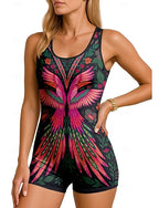 Rash Guard One Piece Surfing Suit Bathing Suit Folk Zip Up With Built in Bra Removable Pad Uv Sun Protection Upf50+ Ultra Light (ul) Sleeveless Swimwear Bodysuit Surfing Canoeing Beach