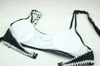 Johana® | Black and White Bandeau Bikini