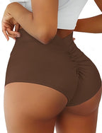 Stretchy Boxer Shorts Swimsuit Stretchy Boxer Shorts Shorts High Waist Vacation Beach Wear Color Sleeveless Bathing Suits
