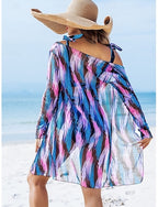 Bikini 3 Piece Swimsuit Shorts Slim Backless Vacation Beach Wear Color Block V Neck Sleeveless Bathing Suits