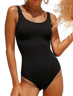 Bathing Suit Swimsuits One Pieces Colored Uv Protection Elastic Sleeveless Swimwear Swimsuit Surfing Diving Swimming Summer
